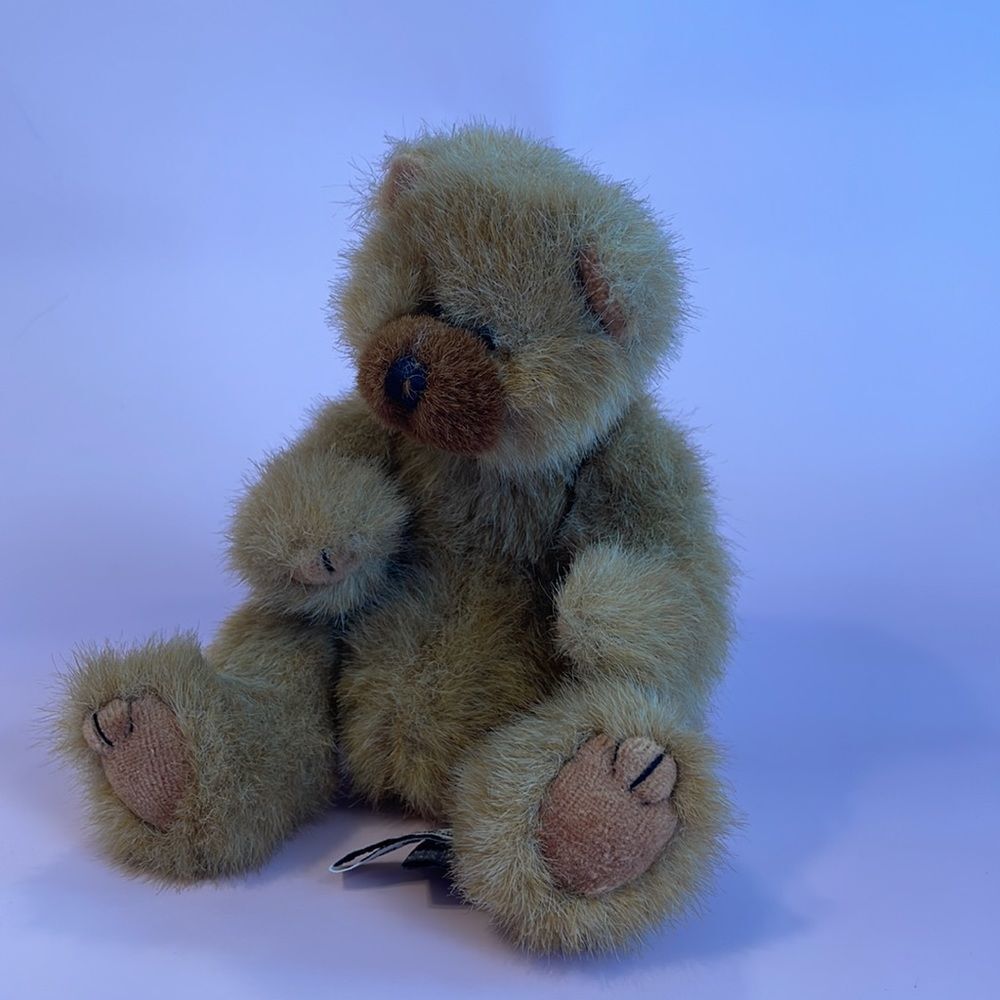 1993 Ty Original Attic Treasures Cody the Brown Fuzzy Bear Excellent Condition - Picture 2 of 8